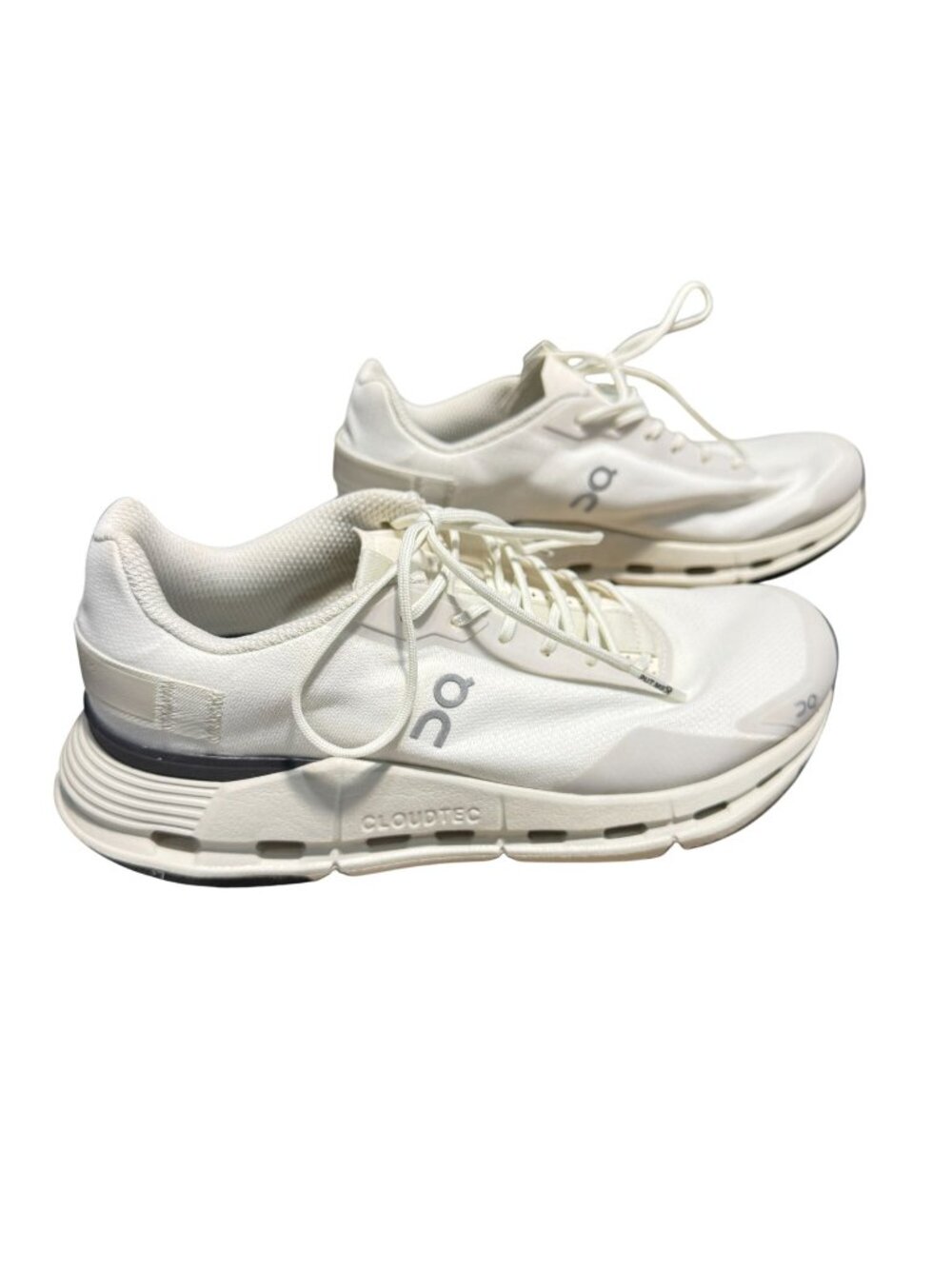 On Cloudnova Form White Black Running Shoes Women's 8 MSRP $160